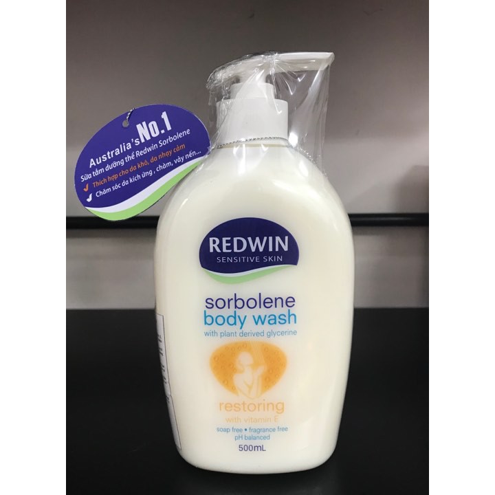Sữa tắm dưỡng thể và sáng da REDWIN SORBOLENE BODY WASH 500ml Shopee