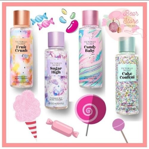 [Mùi Kẹo Ngọt] Xịt Thơm Toàn Thân Nước Hoa Body Mist Victoria Secret