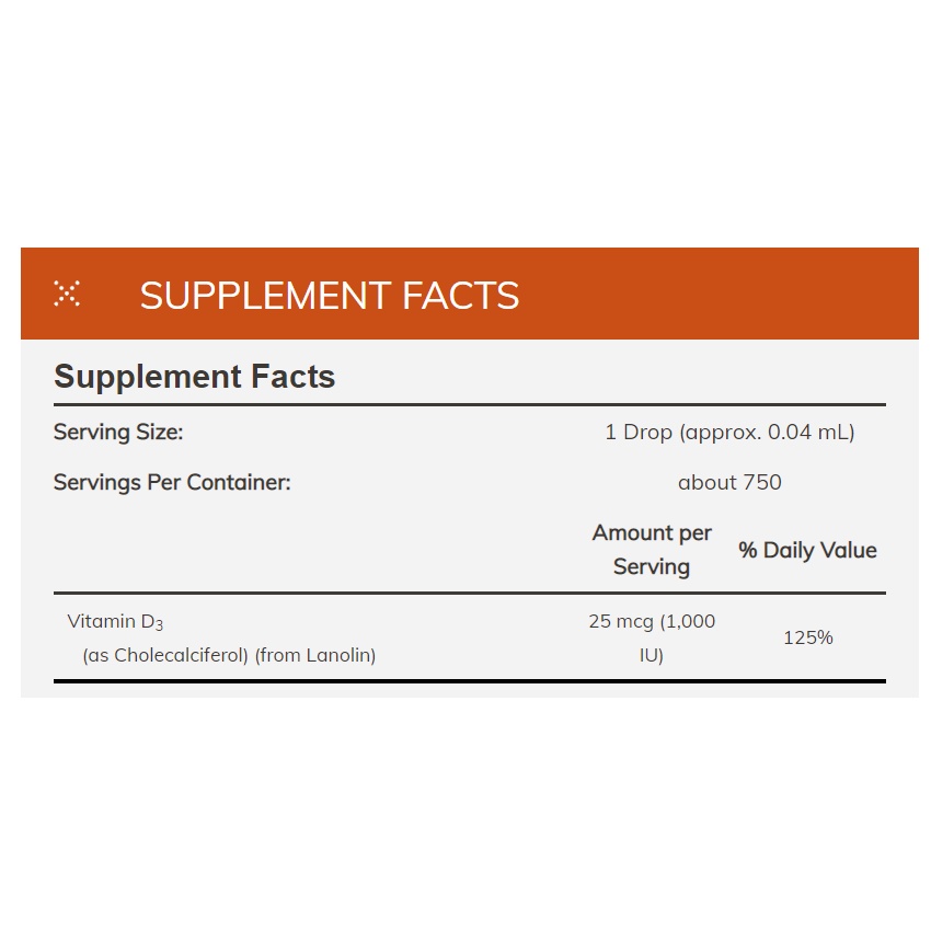 [CẬN DATE GIÁ RẺ] VITAMIN D3 DẠNG LỎNG Now Liquid Vitamin D3 Extra