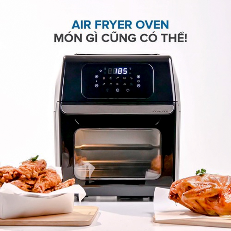 Nồi chiên không dầu Lock&Lock EJF696 12L 1800W Nồi chiên
