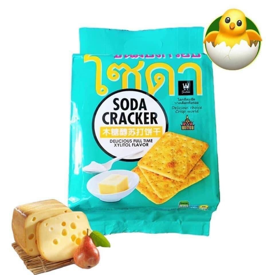 Mua Bánh quy lạt Soda Cracker ăn kiêng vị mặn Thái Lan 400g, bánh cho