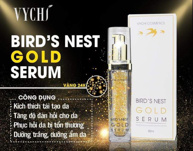 [CHÍNH HÃNG] Serum dưỡng da tinh chất vàng GOLD BIRD'S NEST SERUM
