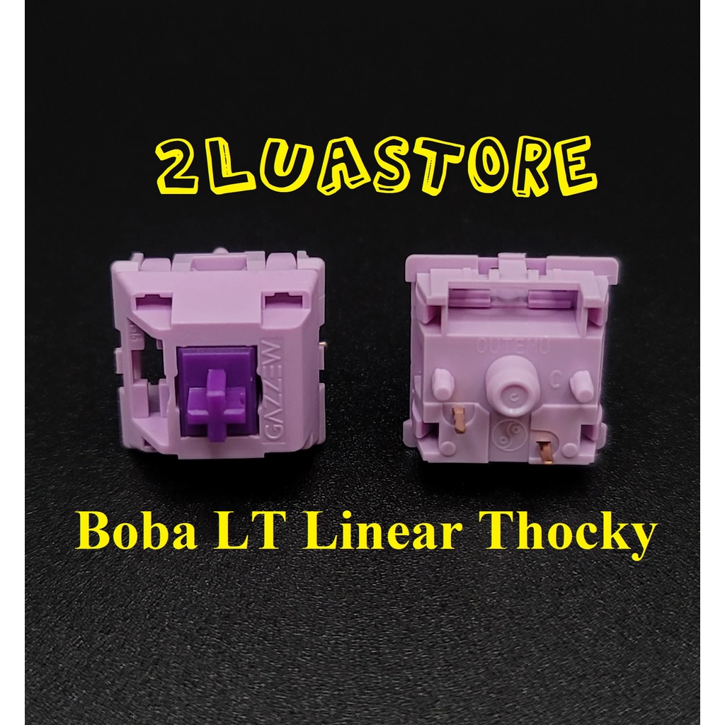 Switch Gazzew Boba U4T Tactile Thocky Boba LT Linear Thocky cho bàn