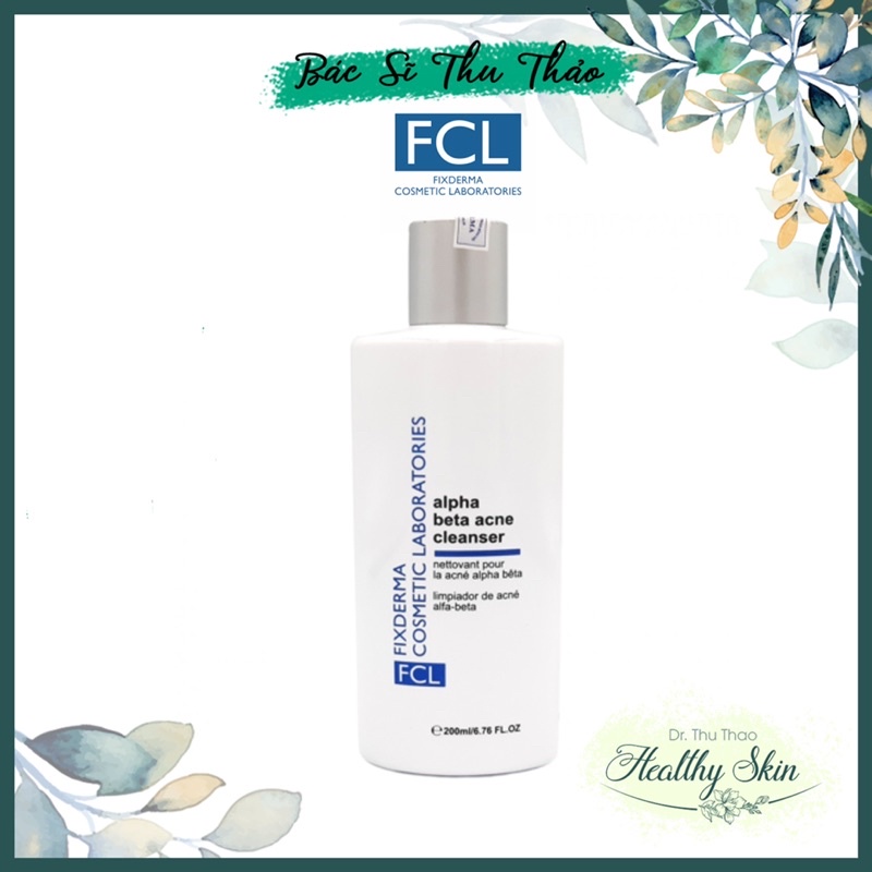 SỮA RỬA MẶT FIXDERMA FCL ALPHA BETA ACNE CLEANSER 200ml Shopee Việt Nam