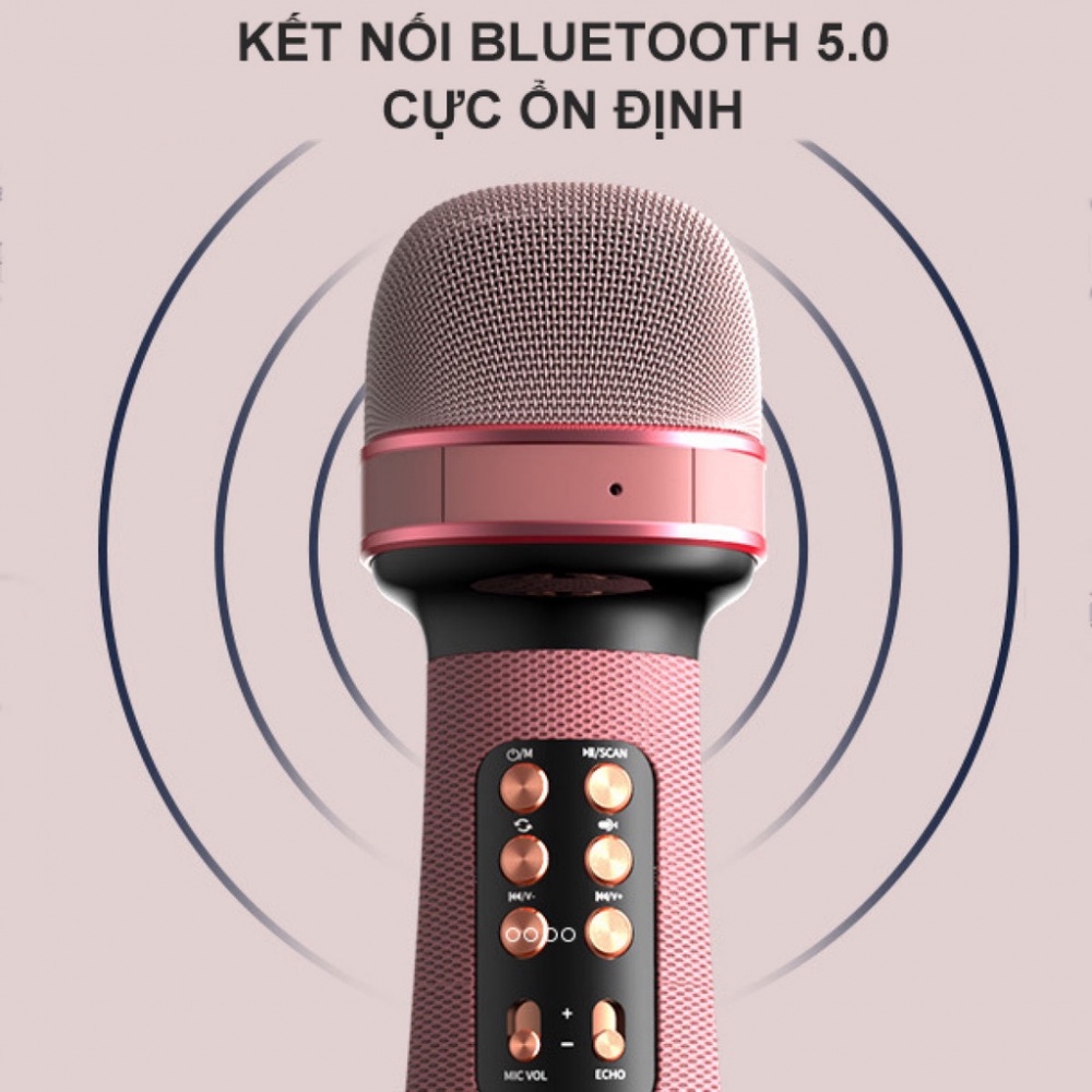 Mua Micro Hát Karaoke Bluetooth WS898 Siêu Hot Mic Karaoke Kiêm Loa