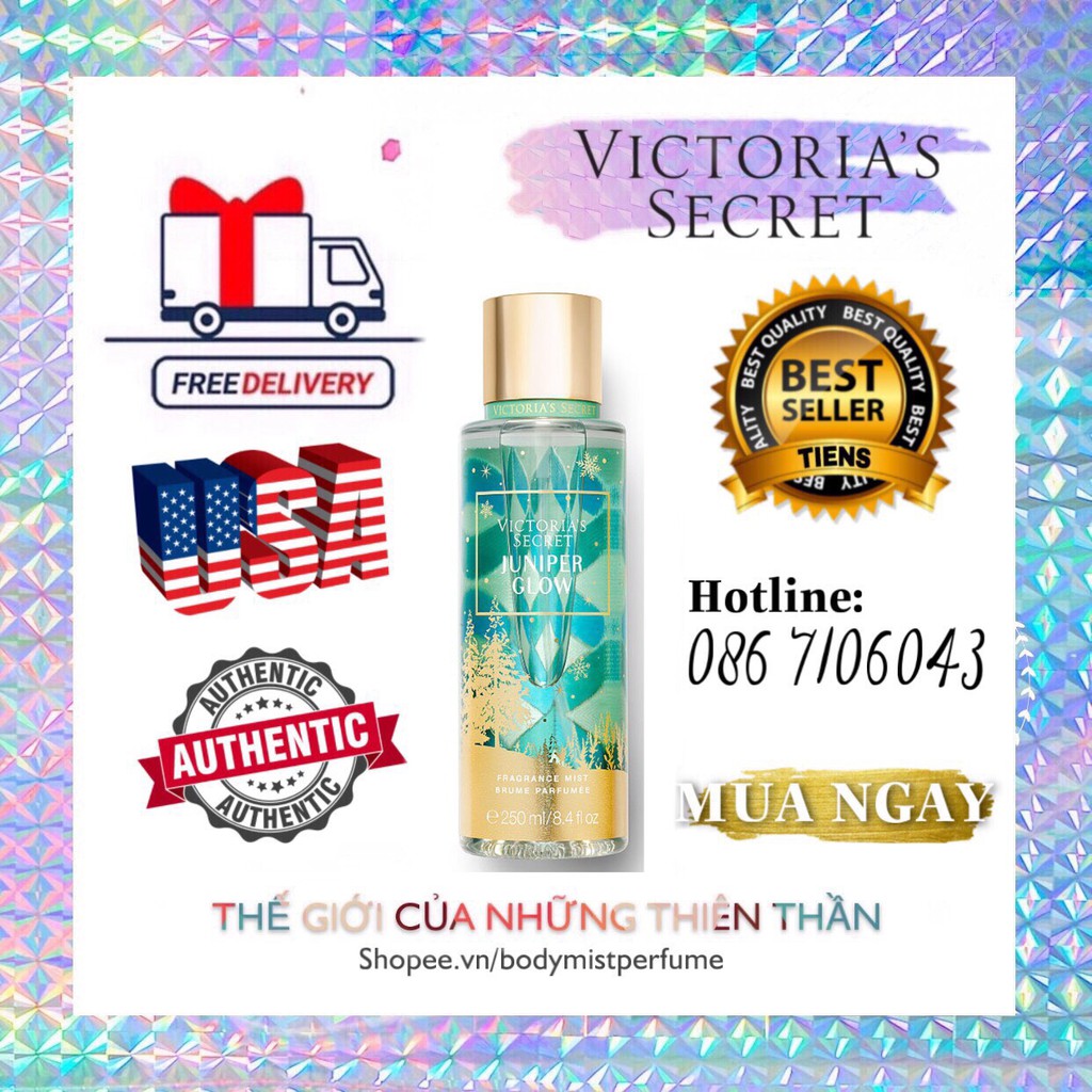 𝗕𝗢𝗗𝗬𝗠𝗜𝗦𝗧⚜️Mẫu thử xịt thơm Body Mist Victoria's Secret Mist Juniper