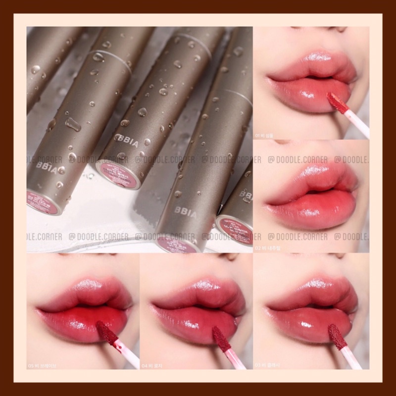 Son tint bóng siêu ẩm mịn Bbia Rain Tint Shopee Việt Nam