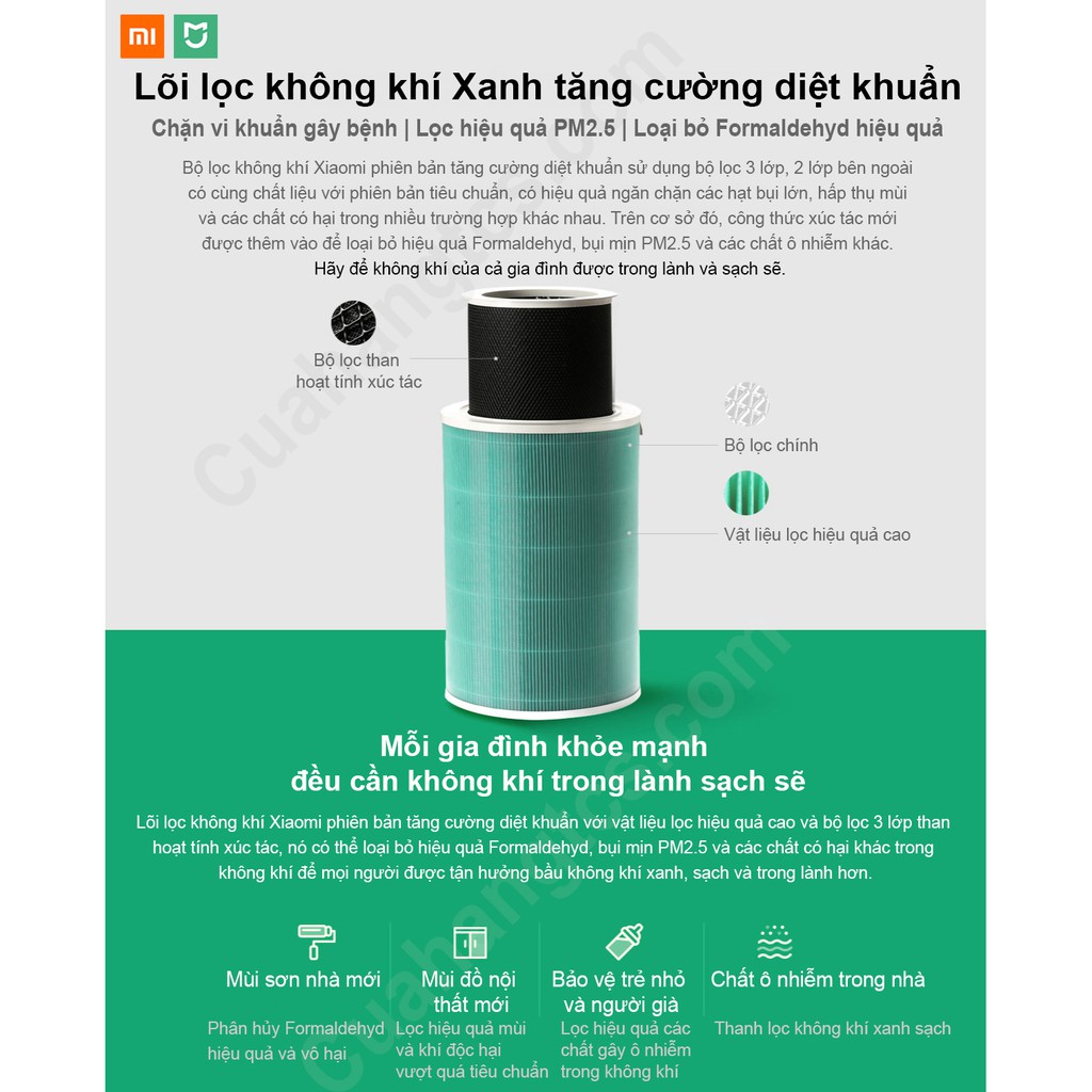 Mua Lõi lọc không khí Xiaomi Air Purifier Filter Anti Formaldehyde giá