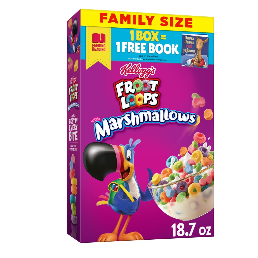 Mua Ngũ cốc (Cereal) Kellogg's Froot Loops with Marshmallows Fruit