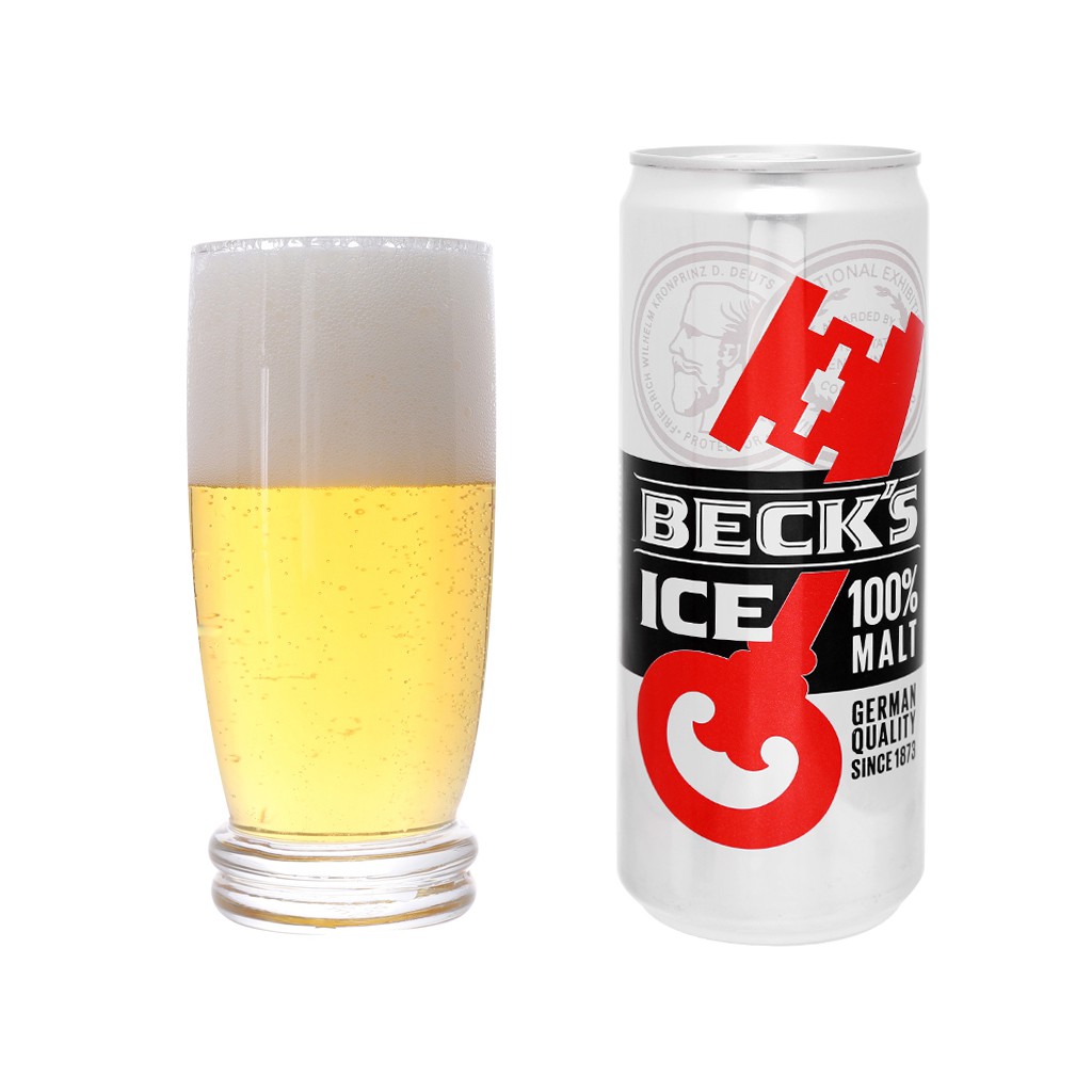 Bia Đức Beck's Ice 330ml x 24 lon Bao bì Tết 2022 Zicxabooks