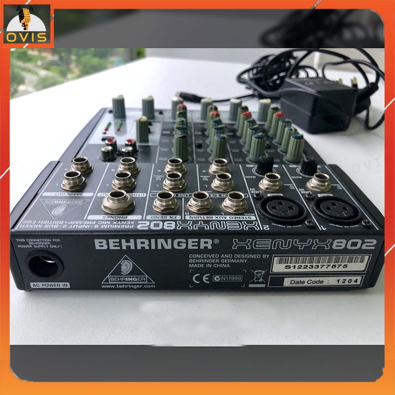 [HÀNG CHÍNH HÃNG] Mixer Trộn Âm Thanh Analog 8 Đầu Vào Behringer