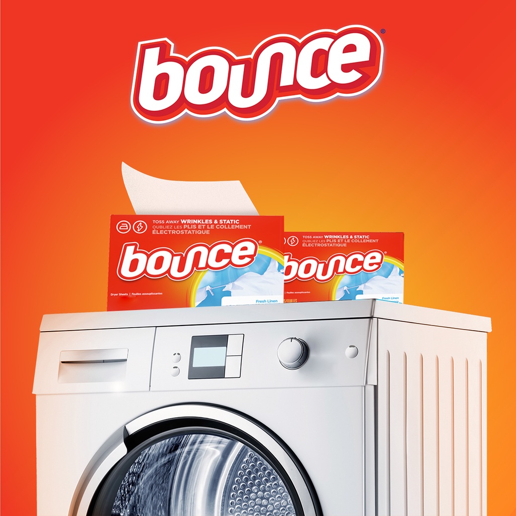 USA I Giấy Sấy Thơm Quần Áo Bounce Fabric Softener Dryer Sheets Outdoor