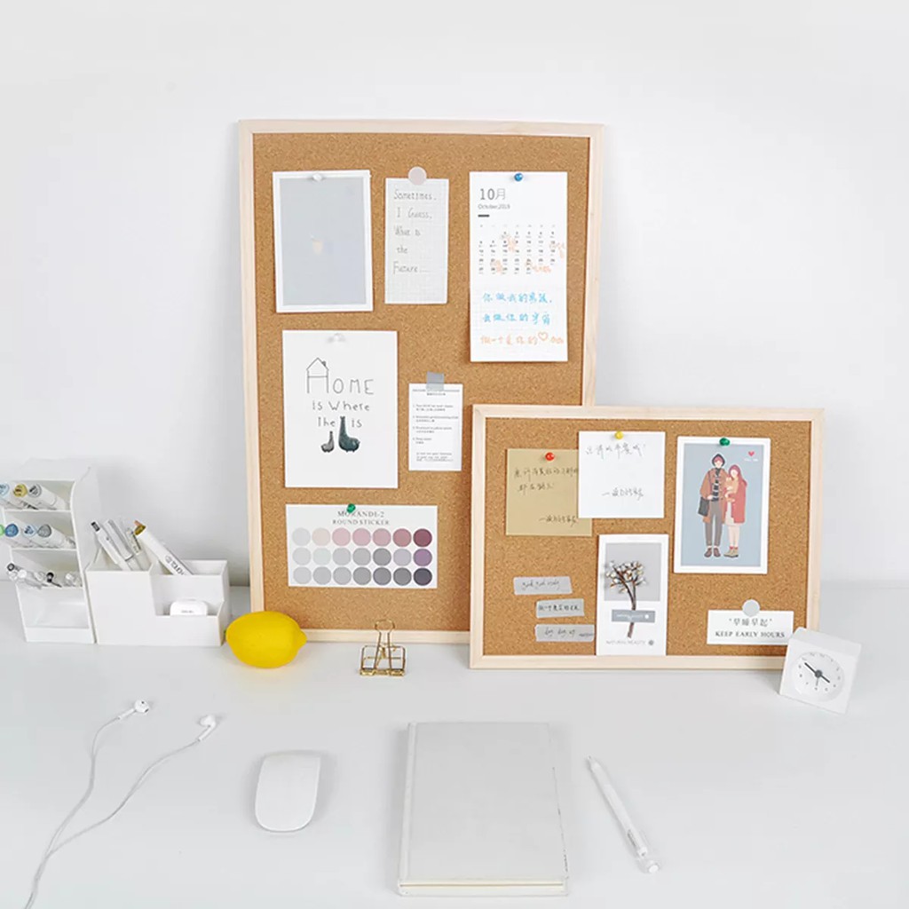 Cork Board Pins Corkboard Pinboard Thông Báo Ghi Nhớ Lớn Hình Ảnh Khung