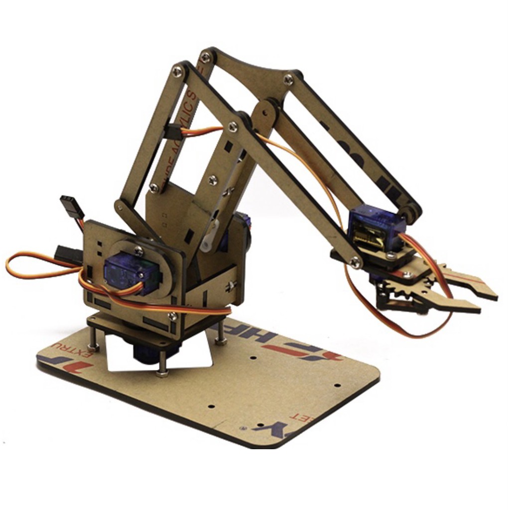 Cánh tay robot (Bằng mica) Chưa bao gồm servo Shopee Việt Nam
