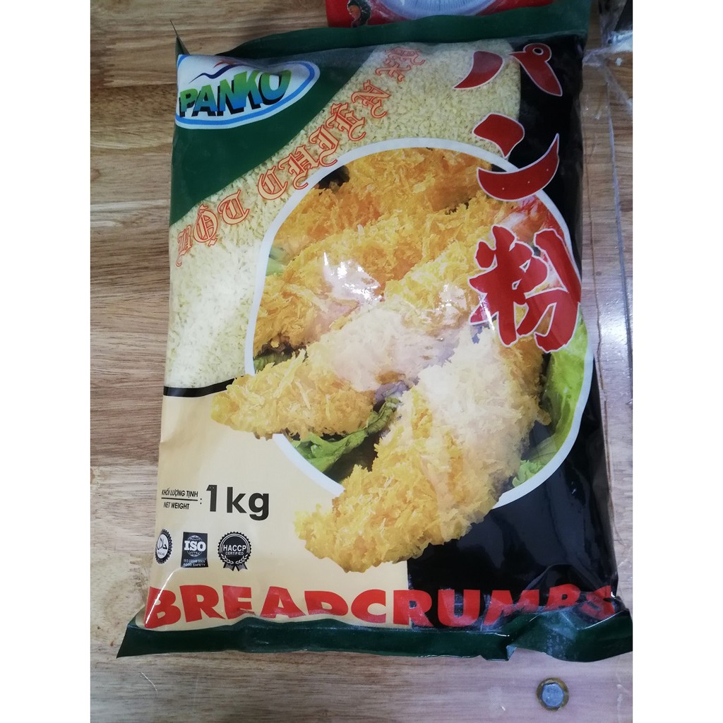[1 Kg GÓI LỚN] BỘT CHIÊN XÙ [VN] PANKO Breadcrumbs (halal) Bột phủ