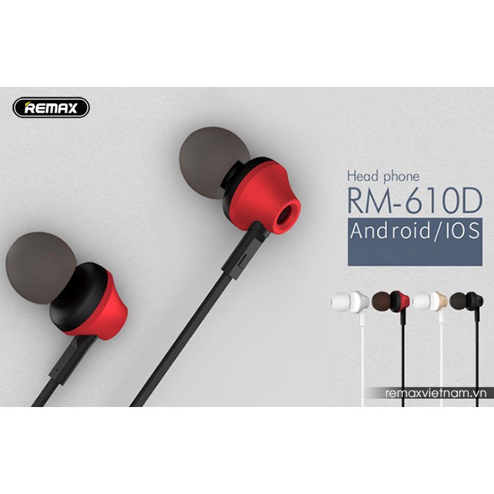 Tai nghe nhét tai Remax RM610d Shopee Việt Nam