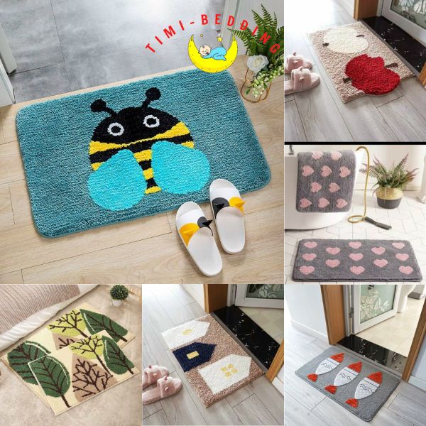 Thảm lau chân 3d hình con vật – Thảm chùi chân hình thú chống trượt