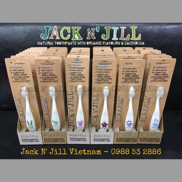 Giá Shock Kem đánh răng hữu cơ cho bé Jack n Jill 50gam của ÚC chính