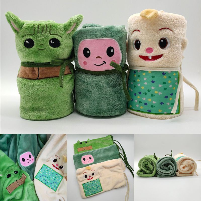 Baby Yoda Plush Blanket Bath Towel Bedding Baby Kids Soft