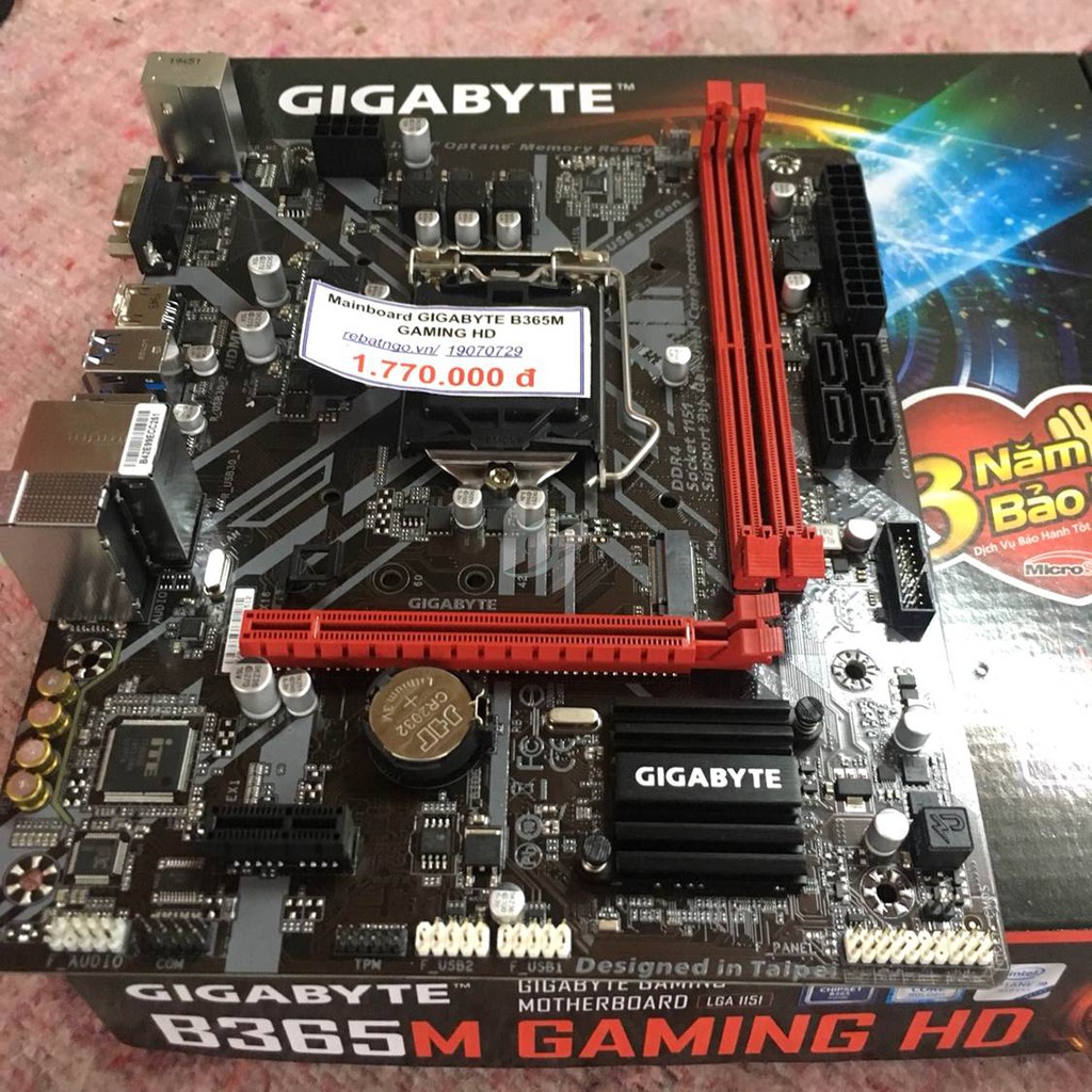 Mainboard GIGABYTE B365M GAMING HD Shopee Việt Nam
