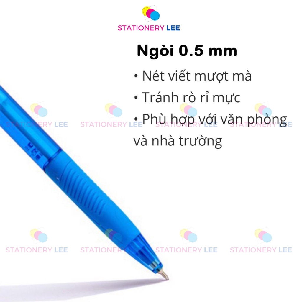 Mua Hộp Bút Bi TL 20 Cây 095 Ngòi 0.5mm LARIS/ Butter ink pen TL095