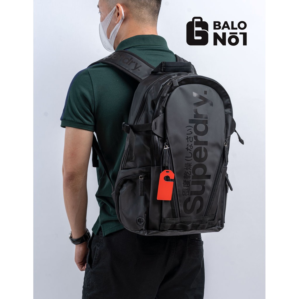 Mua [BALO_NO.1] Balo nam chống thấm nước du lịch Superdry Mega Ripstop