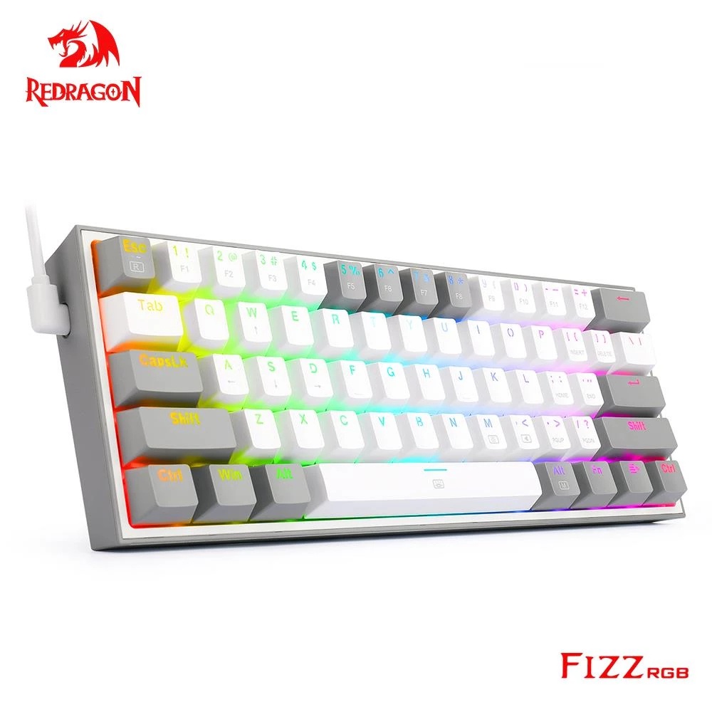 Mua Bàn Phím Cơ Game Redragon Fizz K617 RGB Mini Kích Thước Nhỏ 61 Nút