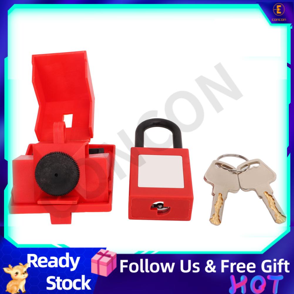 Concon Clamp On Circuit Breaker Lock Device 38mm Shackle Nylon Safety