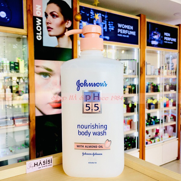 JOHNSON PH 5.5 Nourishing Body Wash 750ml (Sữa Tắm Hạnh Nhân) Shopee Việt Nam