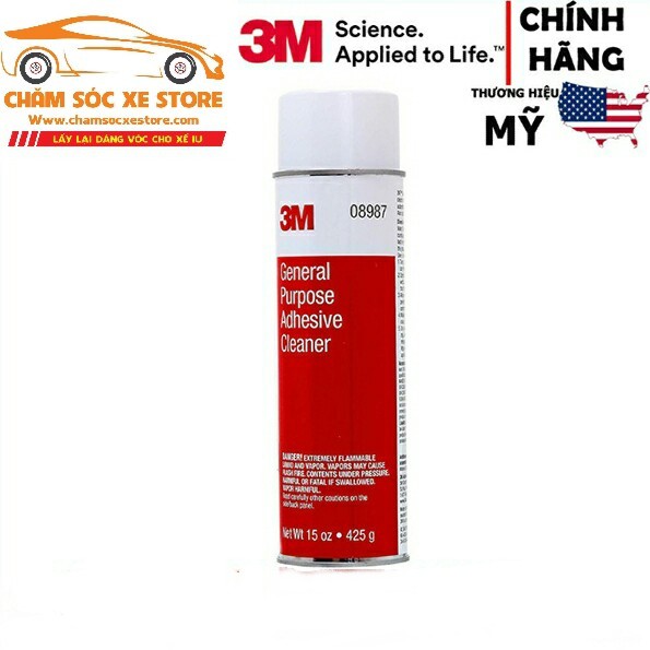 Dung Dịch Tẩy Keo Nhựa Đường 3M General Purpose Adhesive Cleaner 08987