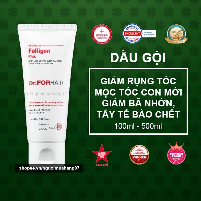 Dầu Gội Giảm Rụng Tóc Dr.ForHair Kích Thích Mọc Tóc Dr For Hair 100ml