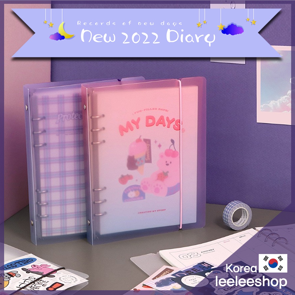 ICONIC_2022 My Vibe 6Ring Diary 2022 Korea Stationery Shopee Việt Nam