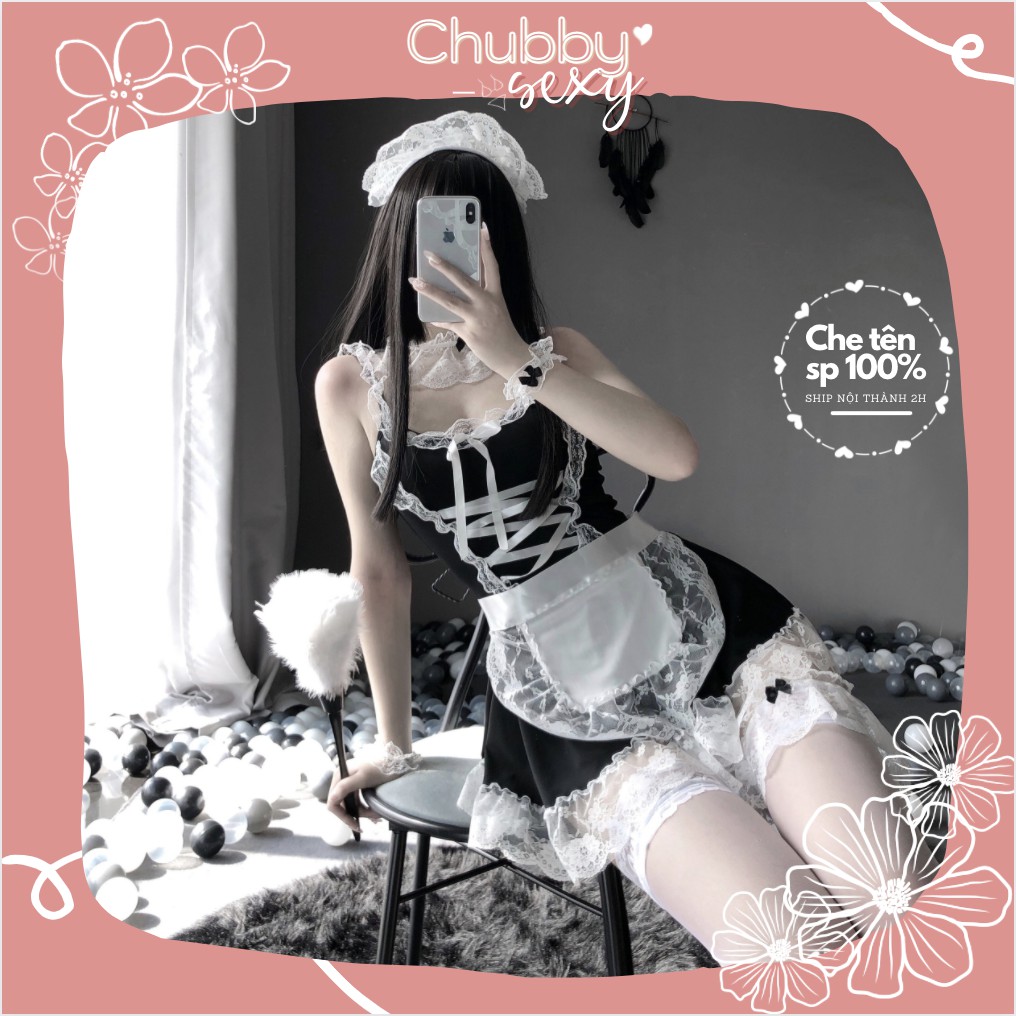 Cosplay Hầu Gái Nhật Bản Sexy Bộ Đồ Ngủ Cô Giúp Việc Quyến Rũ Gợi Cảm
