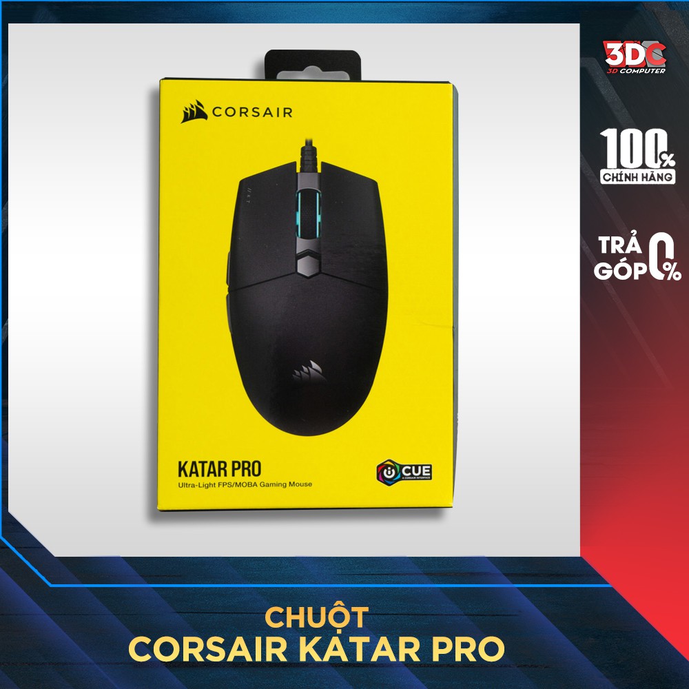 Chuột Gaming Corsair Katar Pro Ultra Light 3D Computer Máy Tính Đồ