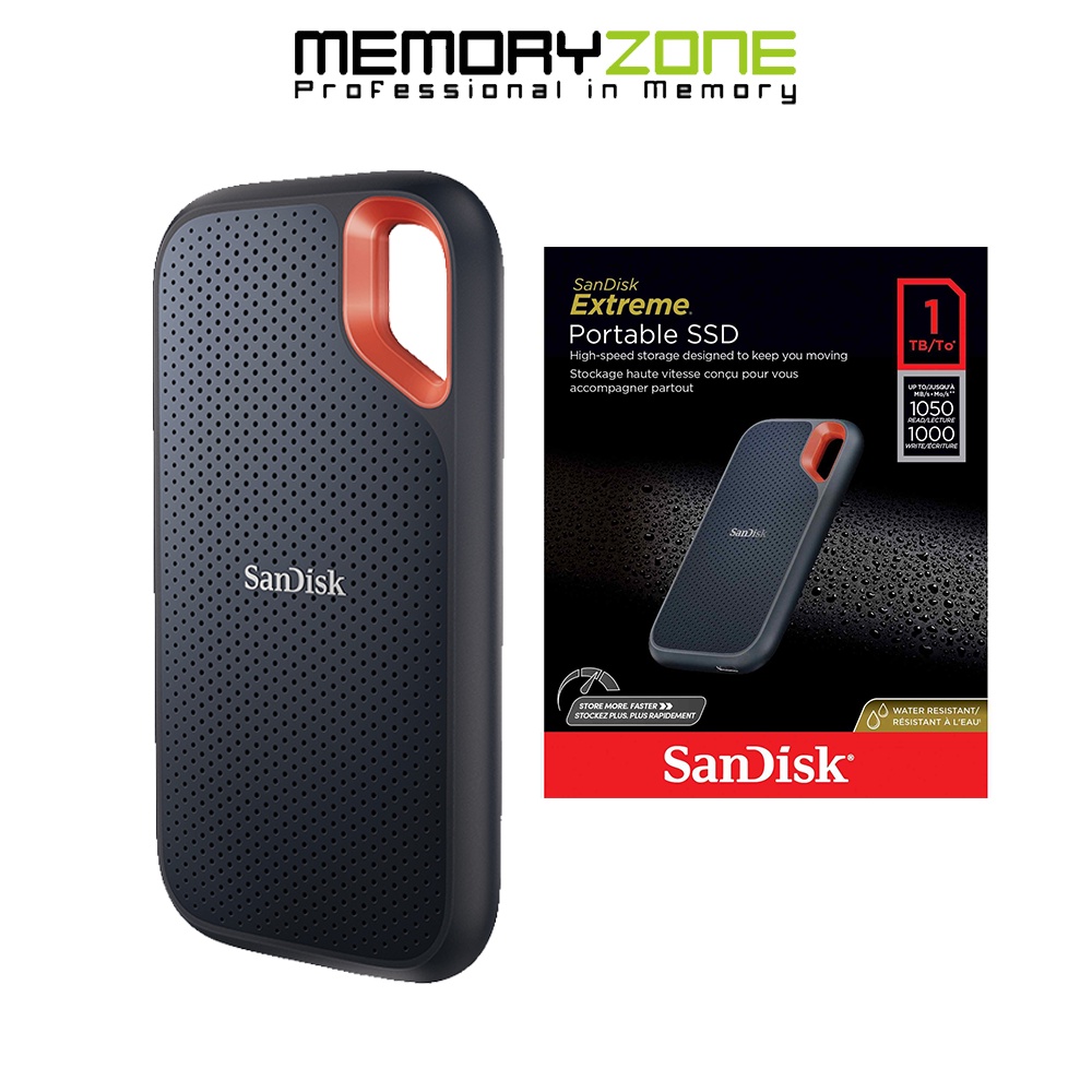 Ổ cứng di động External SSD Sandisk Extreme V2 E61 1TB USB 3.2 Gen 2