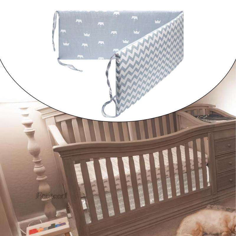 Baby Bed Bumper Crib Around Cushion for Girls Boys Toddler Newborn