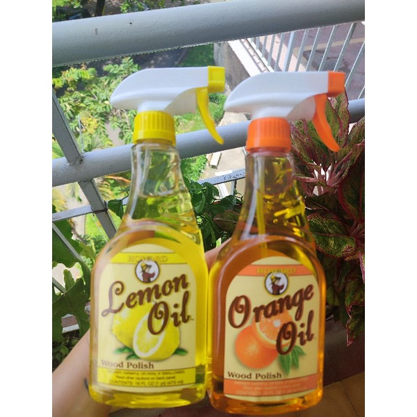 2 chai Nước lau sạch và bóng đồ gỗ nội ngoại thất hương cam ( chanh