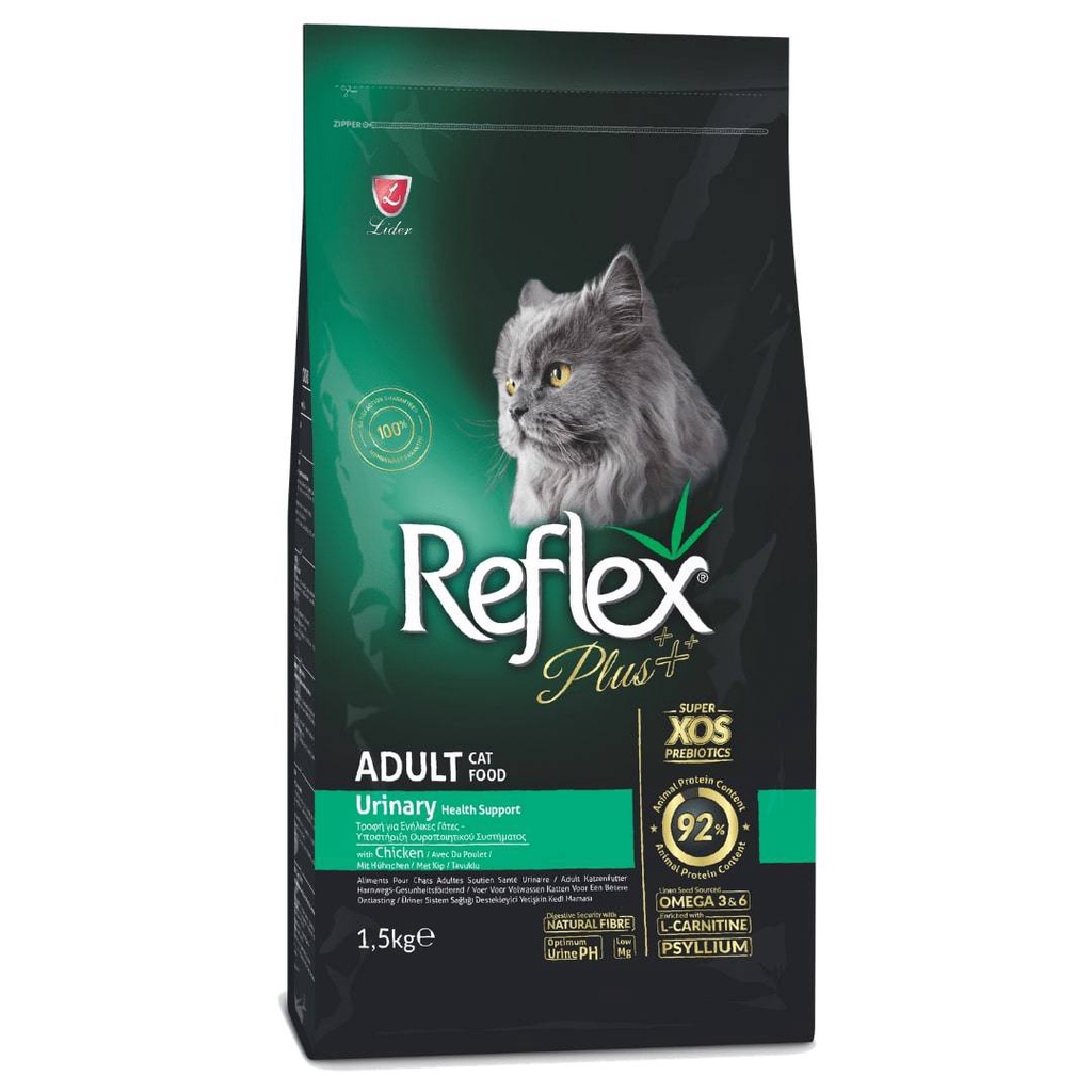 Thức ăn cho mèo Reflex Plus Adult Cat Food Urinary Chicken (15kg