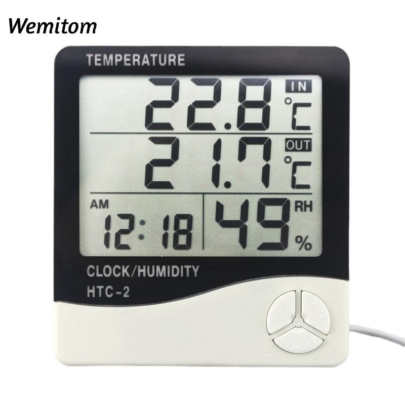HTC2 Digital Thermometer Hygrometer Weather Station Temperature