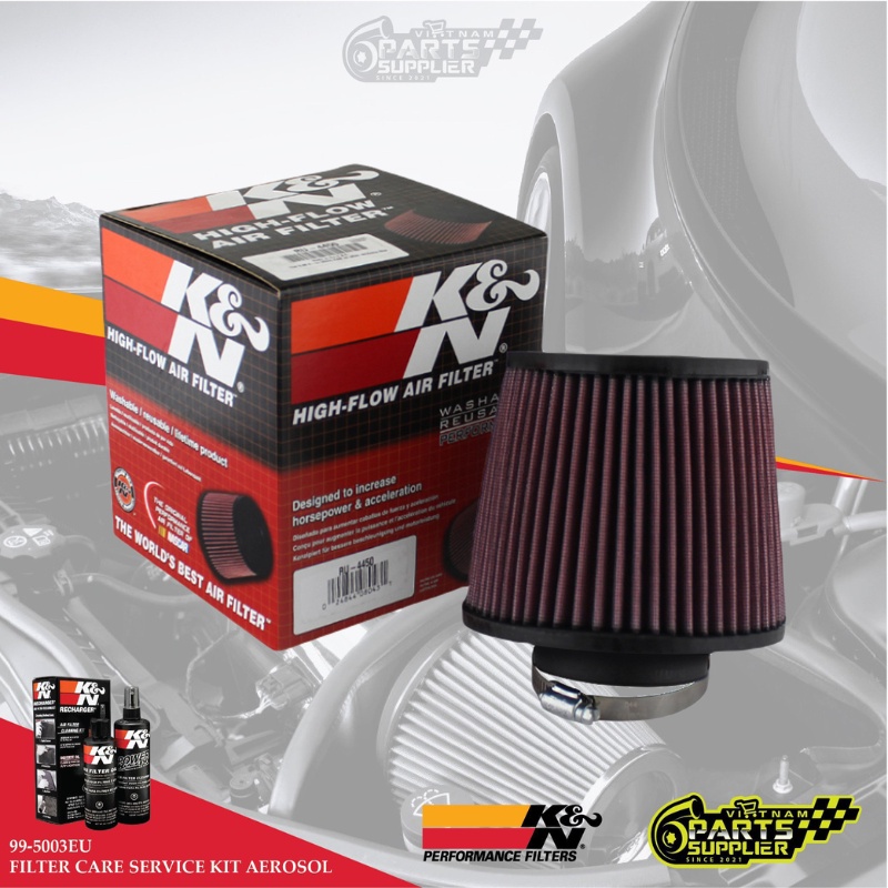 Lọc trụ độ K&N RU4450 Air Intake họng 70mm Chính hãng Shopee Việt Nam