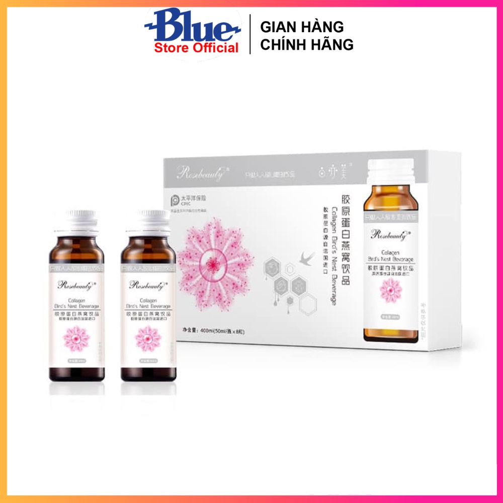Nước uống Collagen Yến trắng da đẹp da Rosebeauty Collagen Birds Nest