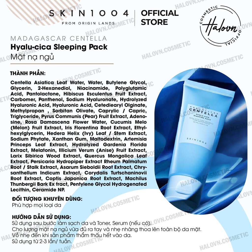 Mua Mask Ngủ Dưỡng Da SKIN1004 Madagascar Centella Sleeping Pack Hyalu