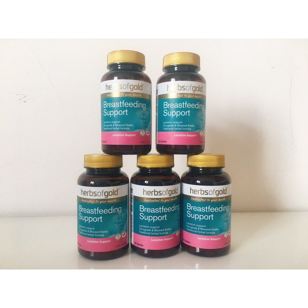 Mua VIÊN UỐNG LỢI SỮA HERBS OF GOLD BREASTFEEDING SUPPORT 60 VIÊN ÚC