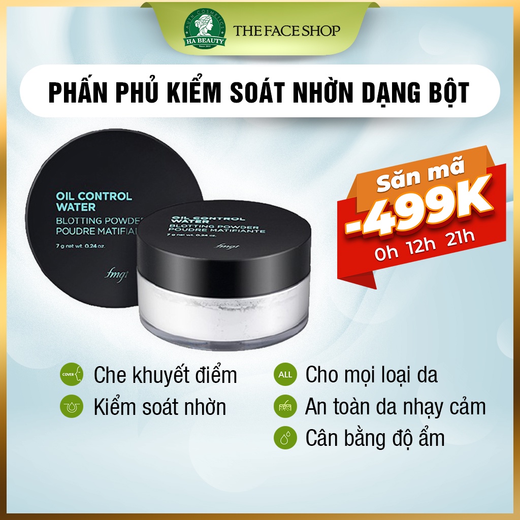 Phấn phủ dạng bột trong suốt kiểm soát nhờn The Face Shop fmgt Oil