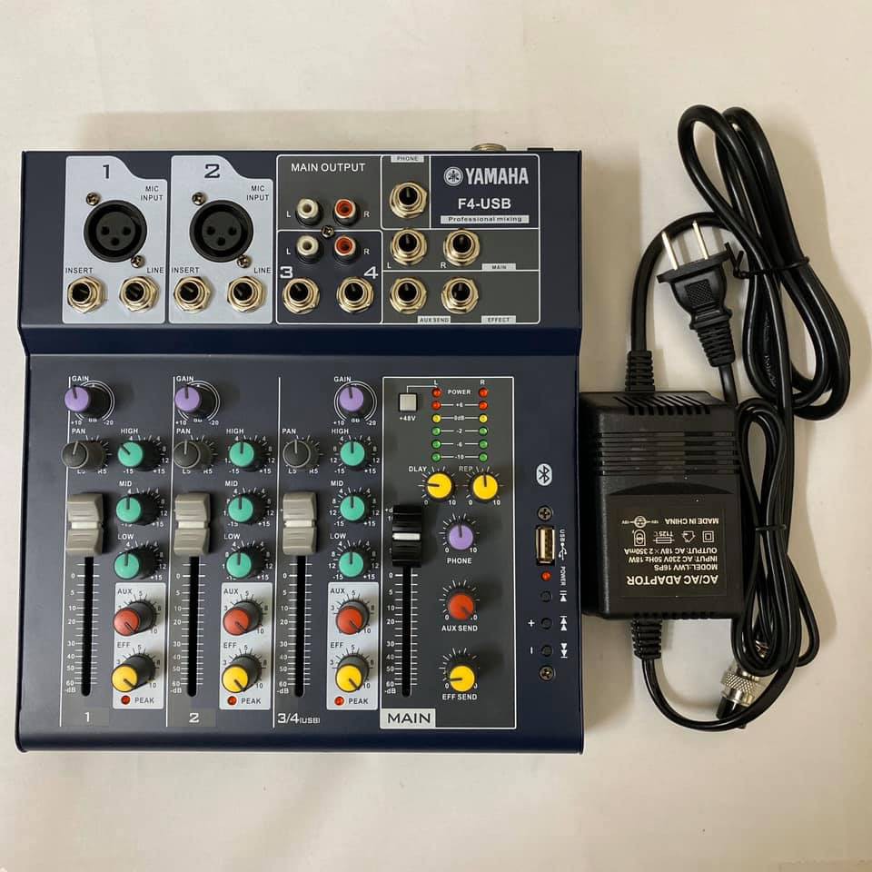 Mixer YAMAHA F4USB, Giá tháng 9/2020
