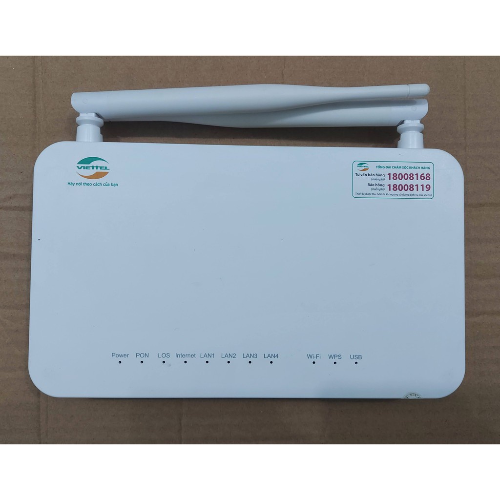 Modem GPON Viettel ZTE ZXHN F670Y, F670L, F671Y phát wifi 2 băng tần