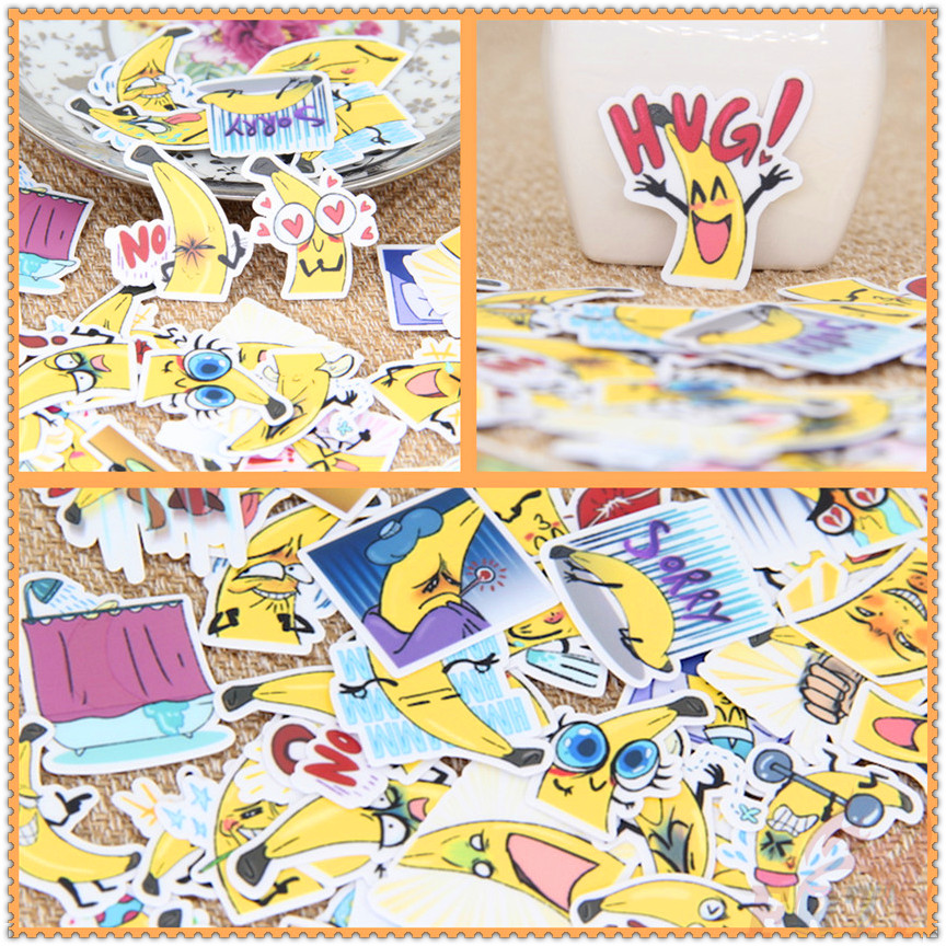 Bộ 40 Sticker Dán Hình Quả Chuối Ngộ Nghĩnh Shopee Việt Nam
