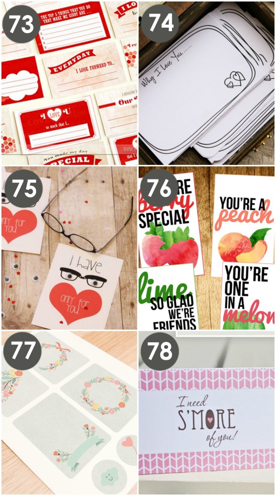 100+ Free Printable Love Notes