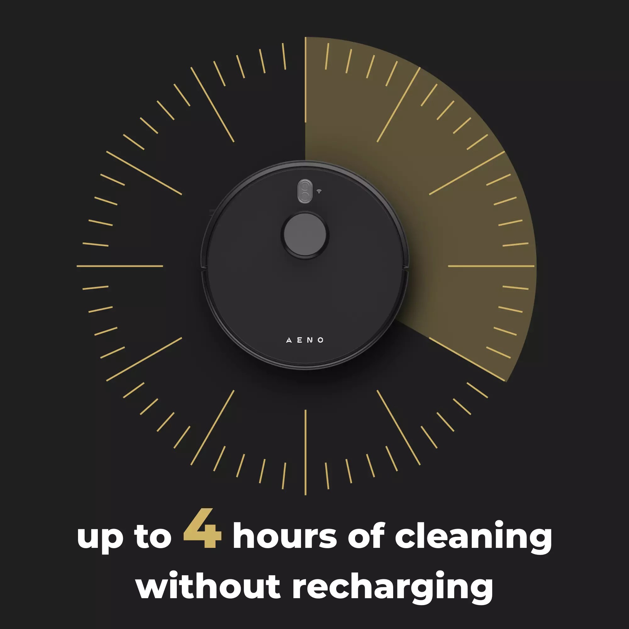 Robotic Vacuum Cleaner AENO RC1S Black buy in Cyprus