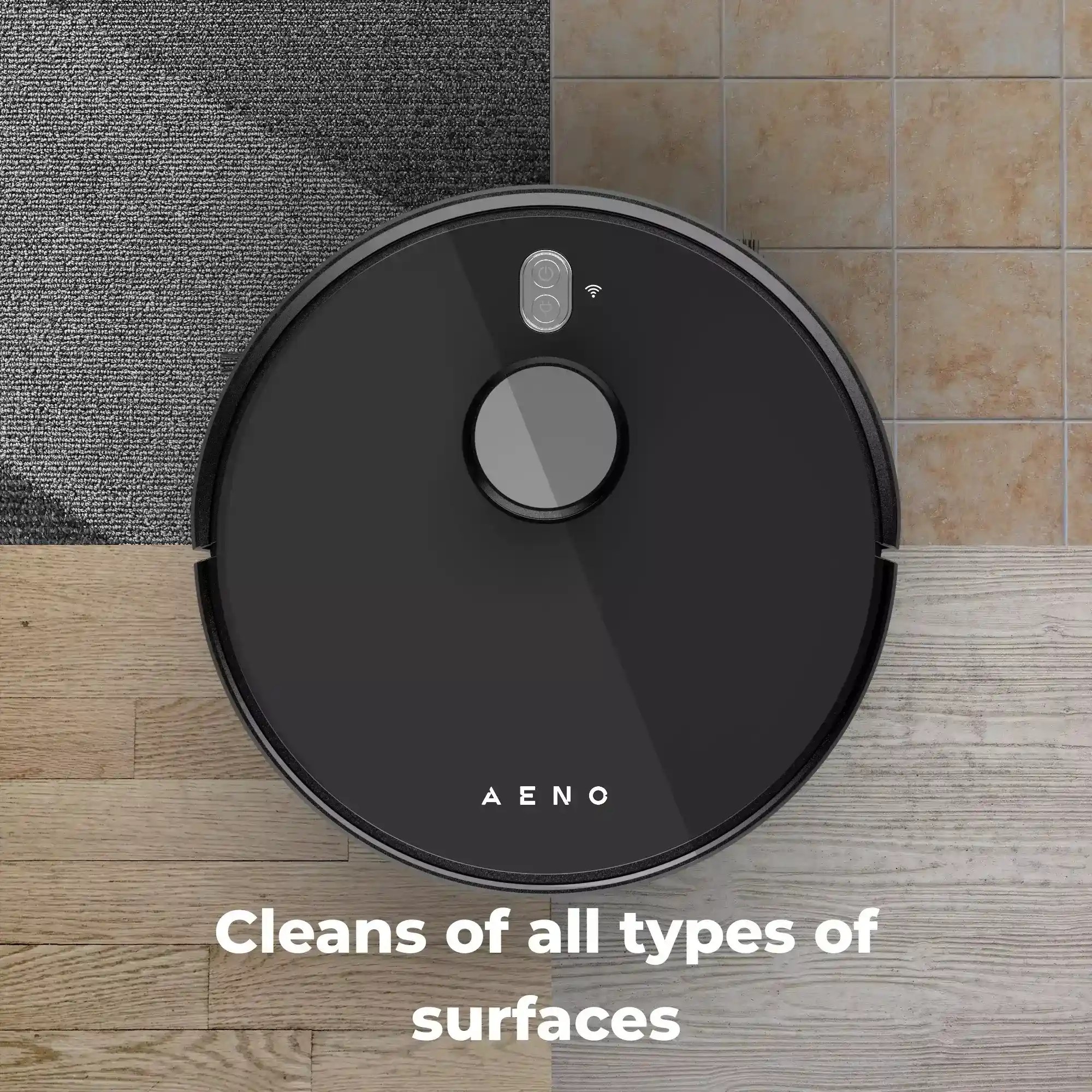 Robotic Vacuum Cleaner AENO RC1S Black buy in Cyprus